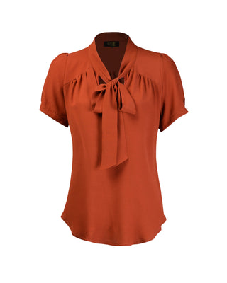 1930s Beau Blouse - Rust