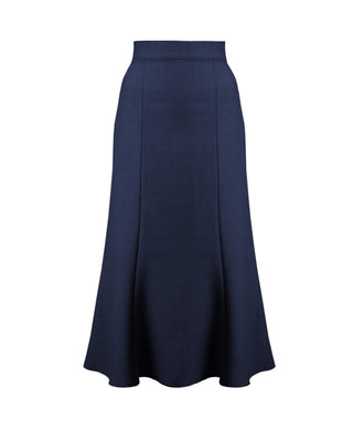 1930s Flutter Skirt - Navy
