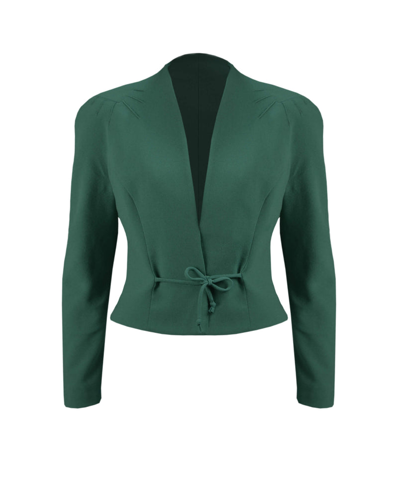 1940s Stanwyck Jacket - Racing Green