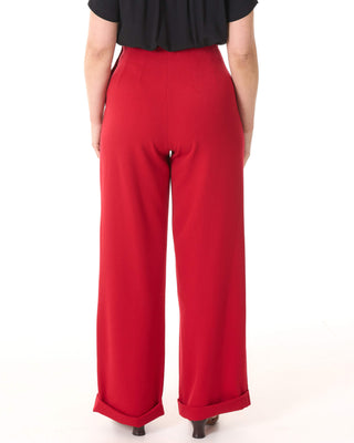 1940s Swing Trousers - Red