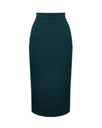 1950s Perfect Pencil Skirt - Bottle Green