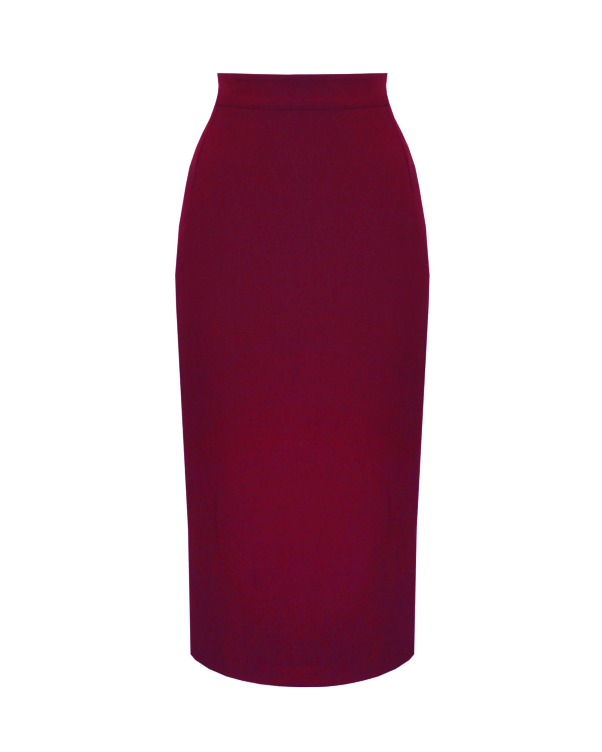 1950s Perfect Pencil Skirt - Wine