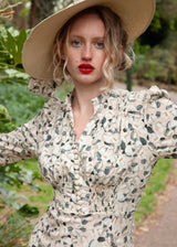 1930s / 70s Eliza Dress in Magnolia Kiss