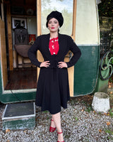 40s Grable Tea Dress - Ruby Bloom
