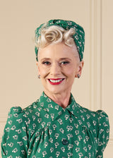 Dia Deco Emerald Crepe Scarf