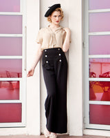 1930s Sailor Pants - Black