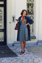 1940s Marian Tea Dress in Marguerite