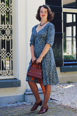 1940s Marian Tea Dress in Marguerite
