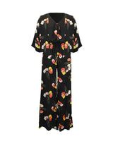 30s Beach Pyjama Set - Poppy Spray