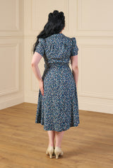 1940s Shirt-Waister Dress in Marguerite
