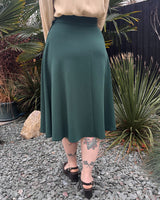 1940s Whirlaway Skirt - Racing Green