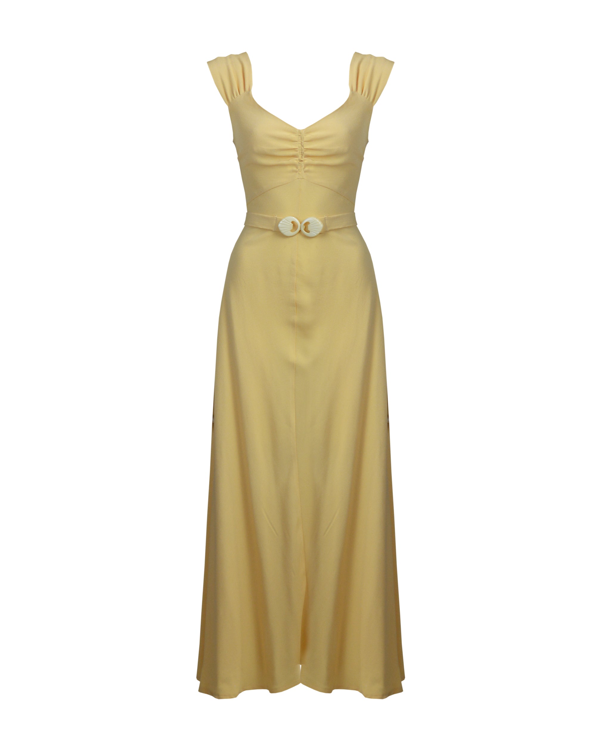 1930s Alice Bias Cut Midi Dress and Bolero - Sahara
