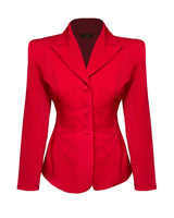 1940s Bacall Blazer in Red