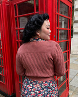 1940s Datemaker Cardigan - Vintage Rose