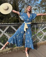 1930s 'Bessie' Wrap Beach Pyjama - Eden