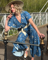 1930s 'Bessie' Wrap Beach Pyjama - Eden