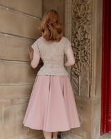 1950s Premium Circle Skirt - Blush