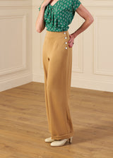 1940s Swing Trousers - Camel