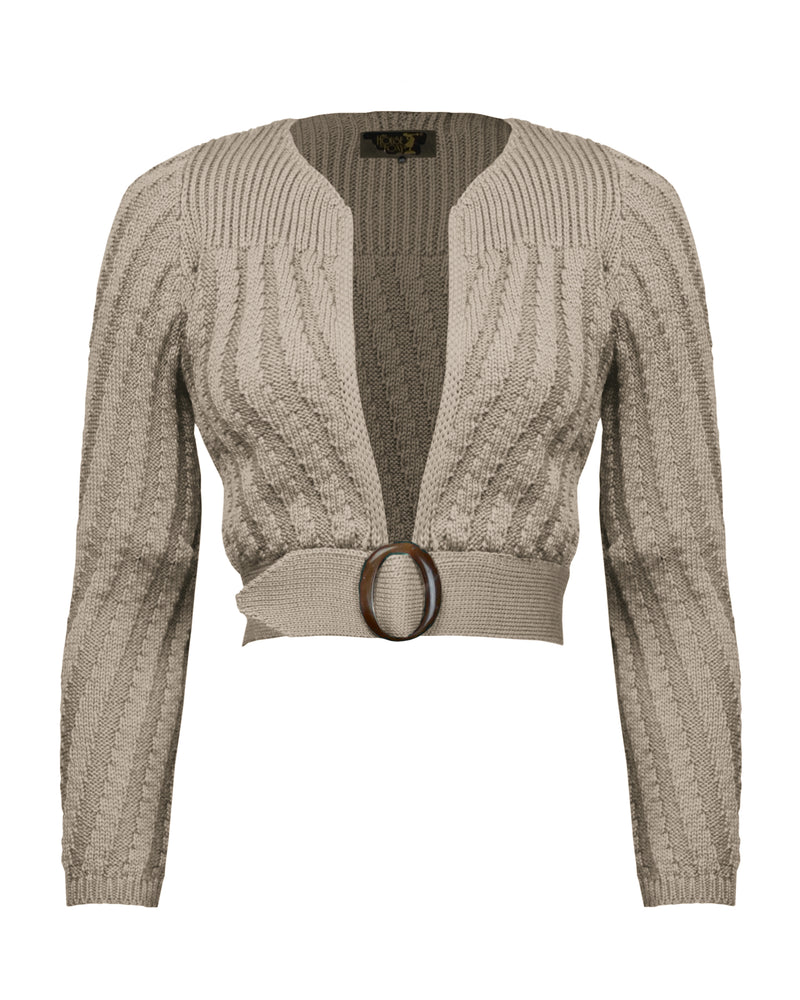 1940s Datemaker Cardigan - Pearl