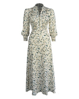 1930s / 70s Eliza Dress in Magnolia Kiss