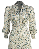1930s / 70s Eliza Dress in Magnolia Kiss