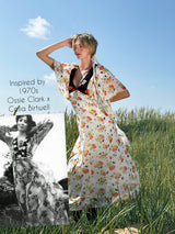 1970s Felicity Dress - Golden Haze x Poppy
