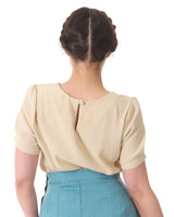 1930s Flounce Blouse - Antique