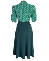 1930s Jitterbug Dress - Dia Deco Emerald