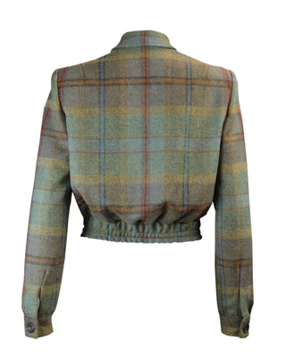 40s Americana Zip Jacket - Green Check