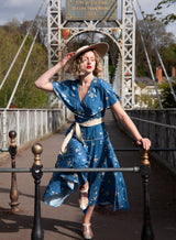 1930s 'Bessie' Wrap Beach Pyjama - Eden