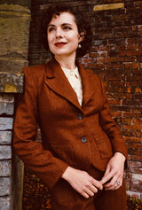 1930s Tailored Jacket in Maple Wool