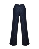1930s Marlene Trousers - pinstripe twill