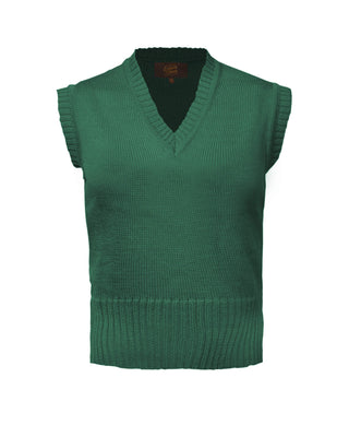 Mens Knitted Tank Top - Pine