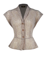 1950s Merle Blouse - Desert Lace