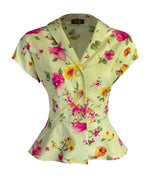 1950s Merle Blouse - Rose Garden