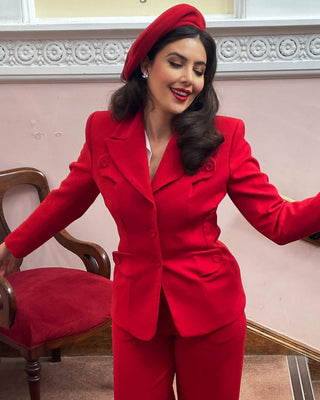 40s Bergman Jacket - Red