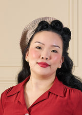 Knitted Beret - Pearl