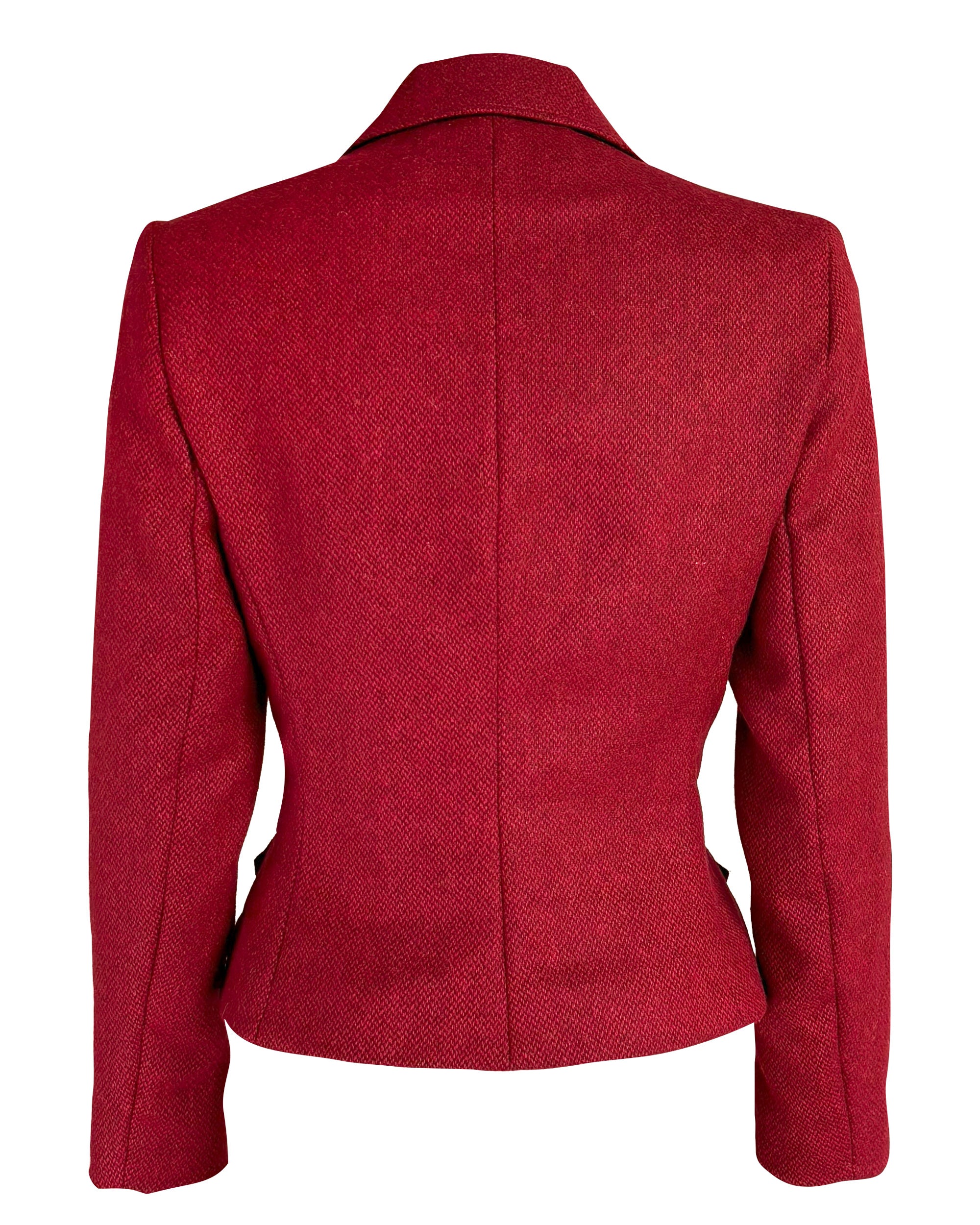 1940s Hampton Tailored Jacket - Premium Ruby Wool