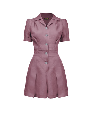 30s Sports Suit - Rose Linen