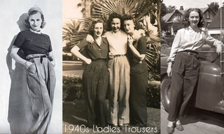 1940s Trousers (or Pants) for Ladies Explained