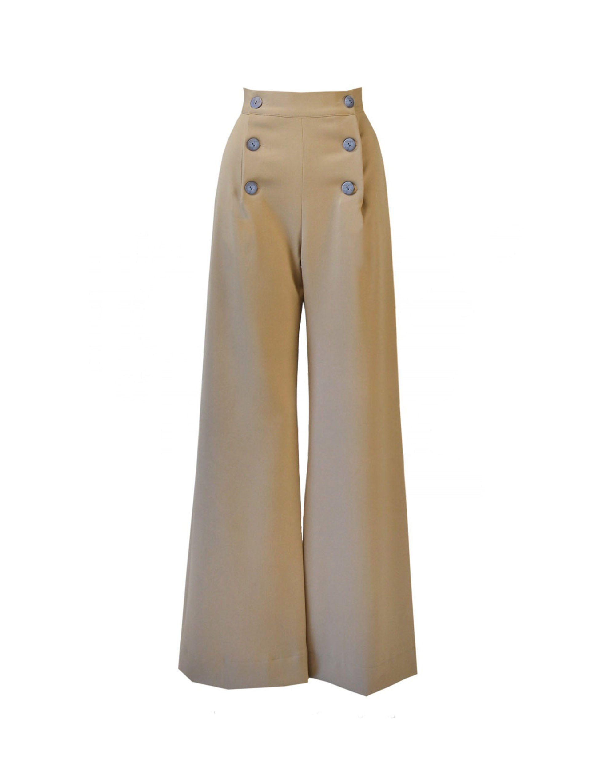 1930s Sailor Pants - Tan