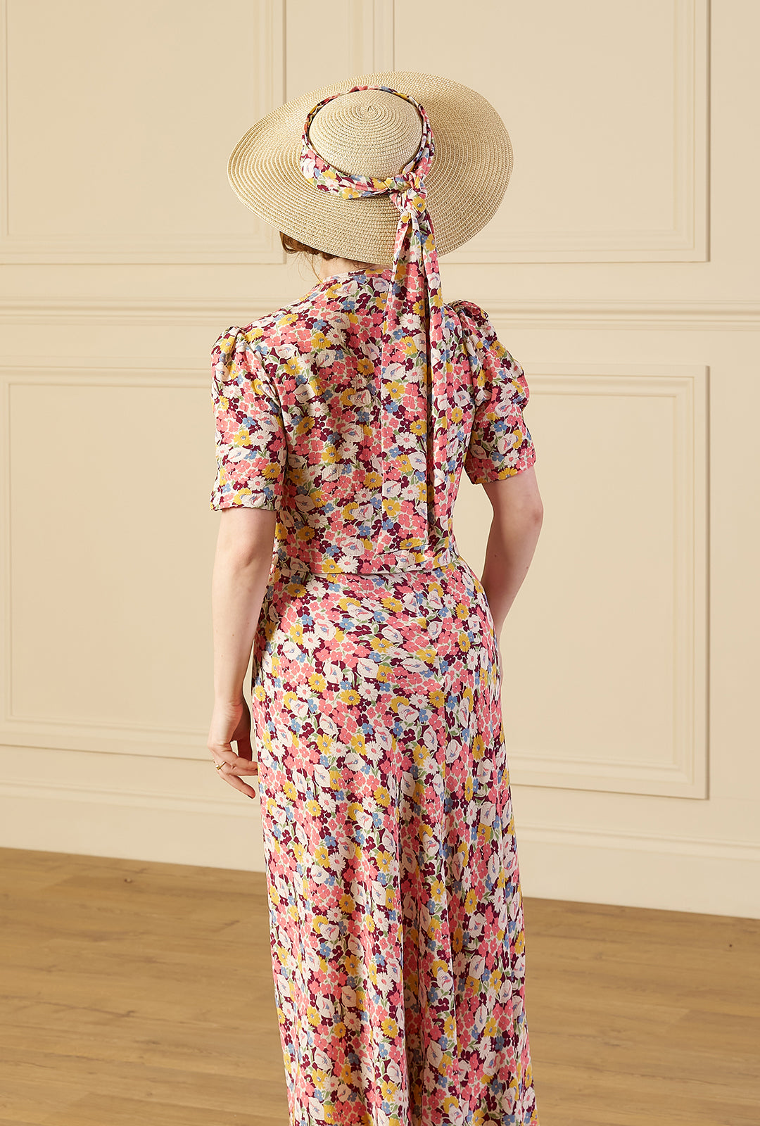 1930s Alice Bias Cut Midi Dress and Bolero - Spring Parade