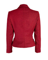 1940s Hampton Tailored Jacket - Premium Ruby Wool
