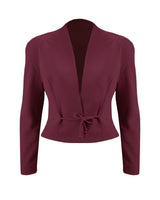 1940s Stanwyck Jacket - Aubergine
