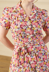 1940s Shirt-Waister Dress - Spring Parade