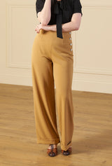 1940s Swing Trousers - Camel