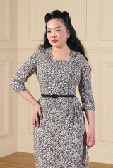 1940s O'Hara Cocktail Dress in Moonflower