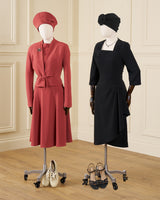 1940s O'Hara Cocktail Dress - Black