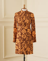 1960s Carnaby Mini Dress - Biba Bloom