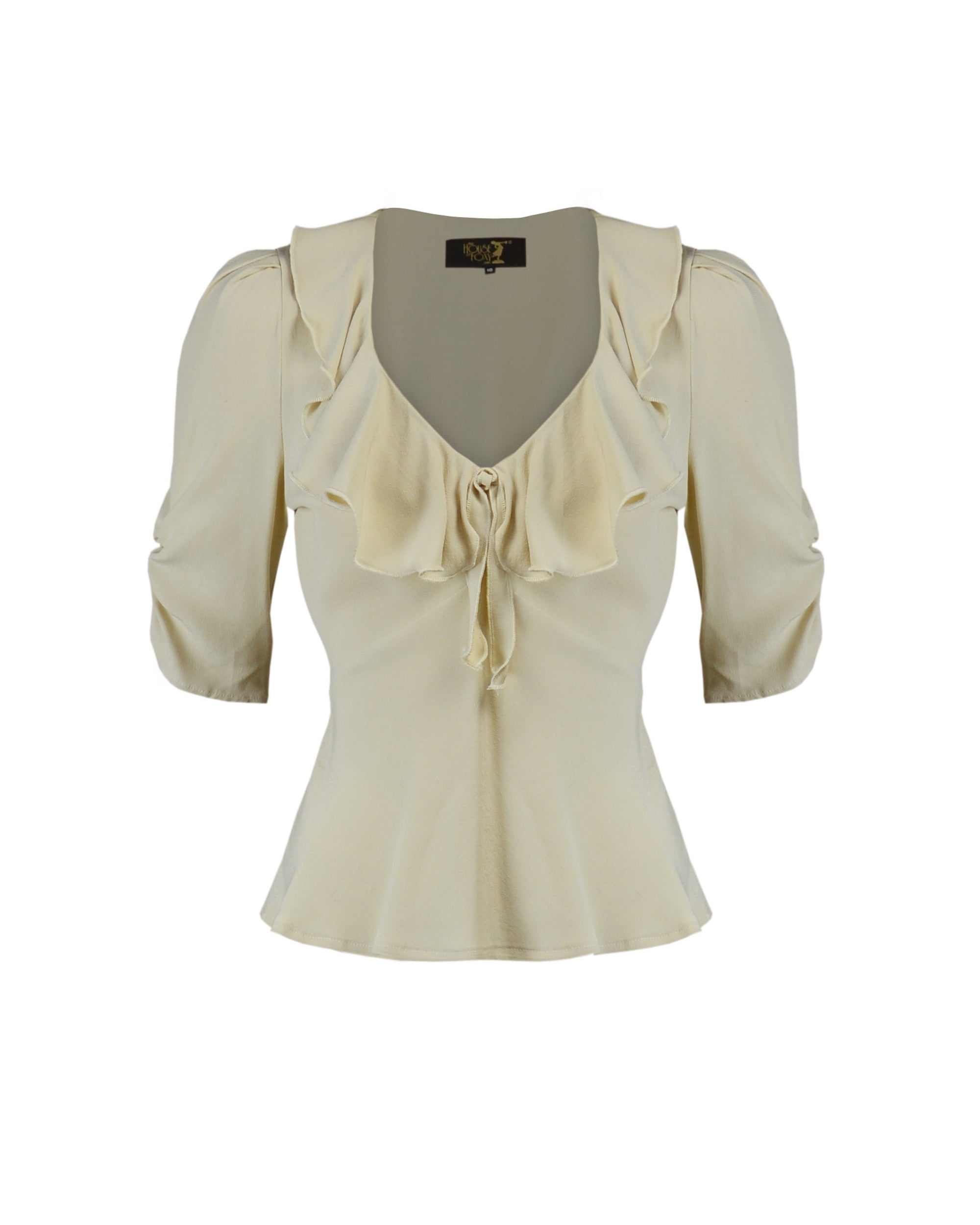 30s Frill Blouse - Antique